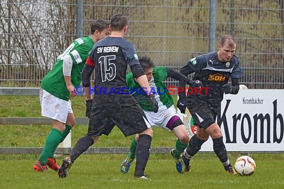 Landesliga Rhein Neckar SV Reihen vs SG Wiesenbach 06.03.2016 (© Siegfried)